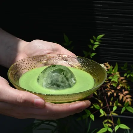 Glass Hira Chawan Aurora