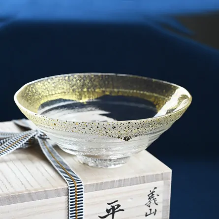 Glass Hira Chawan Aurora