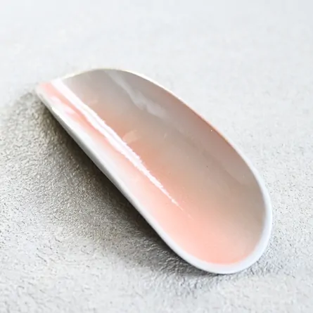 白泥印花茶則 白鷺