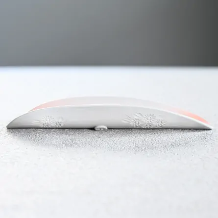 白泥印花茶則 白鷺