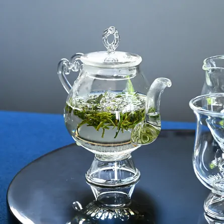 玻璃美人茶壺