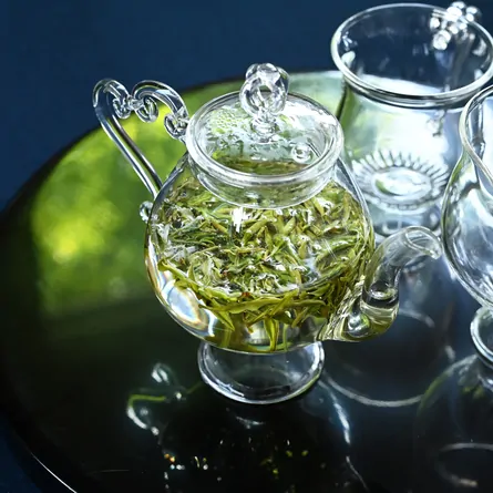 玻璃美人茶壺