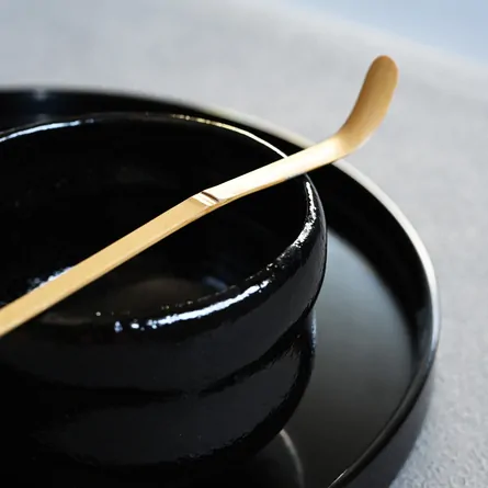 白竹　茶杓　八ツ橋