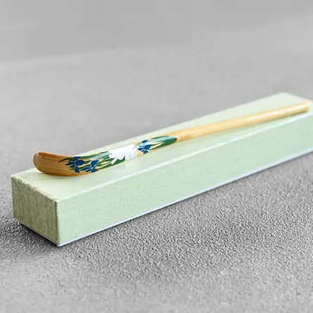 白竹　茶杓　八ツ橋