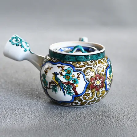 Ko Kutani Style Yokode Kyusu