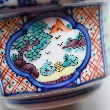 Shōami Iroe Shonzui Sansui Yunomi