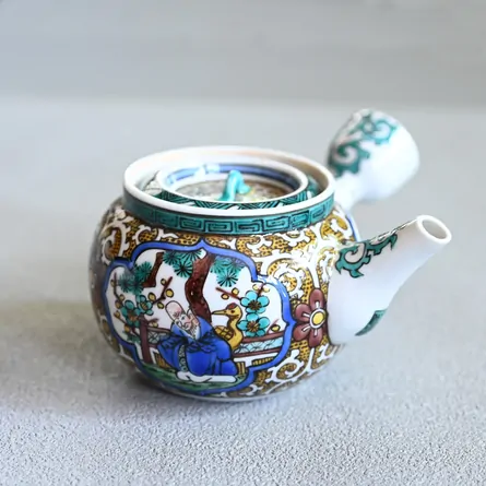 Ko Kutani Style Yokode Kyusu