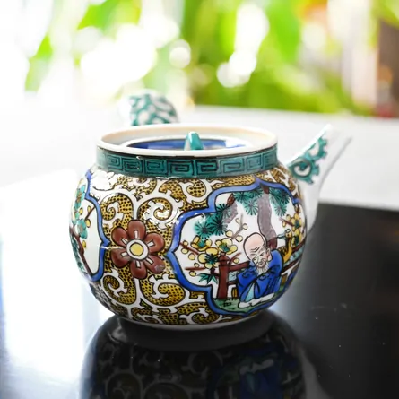 Ko Kutani Style Yokode Kyusu