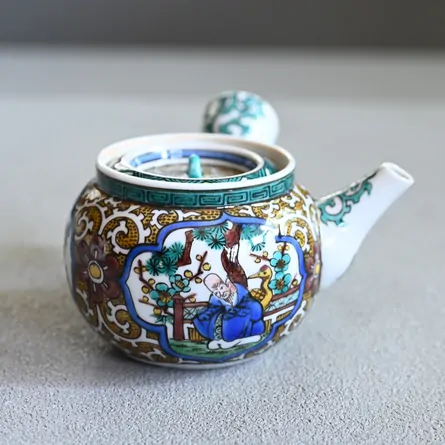 Ko Kutani Style Yokode Kyusu