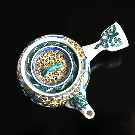 Ko Kutani Style Yokode Kyusu