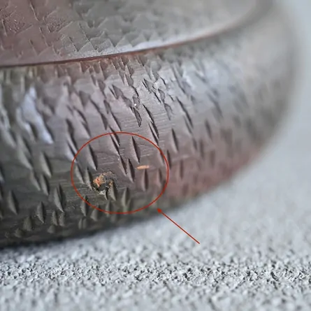 玉光 火窯変極平ビリ急須