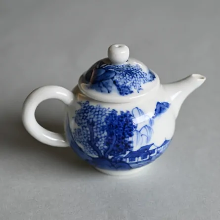 Shōami Ushirode Kyusu Sometsuke Sansui