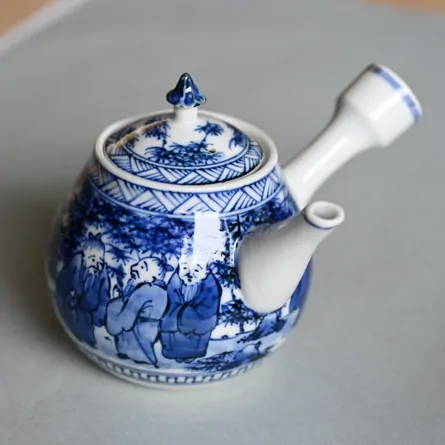 Shōami Kyusu Sometsuke Jinbutsu