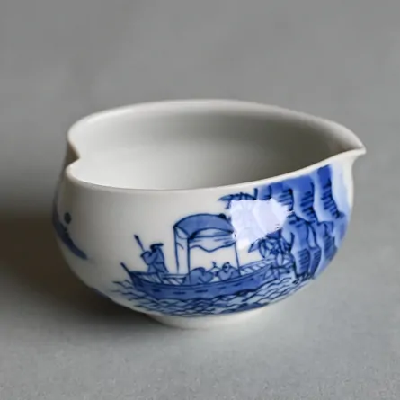 昭阿弥湯冷し染付人物小