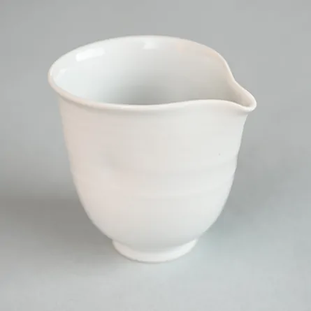 河合正光　白磁湯冷まし