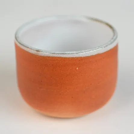 鳳山緋色煎茶碗