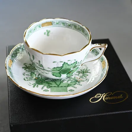 Herend インドの華兼用カップ&ソーサー