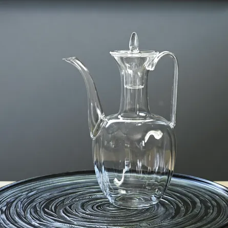 Glass Tall Teapot