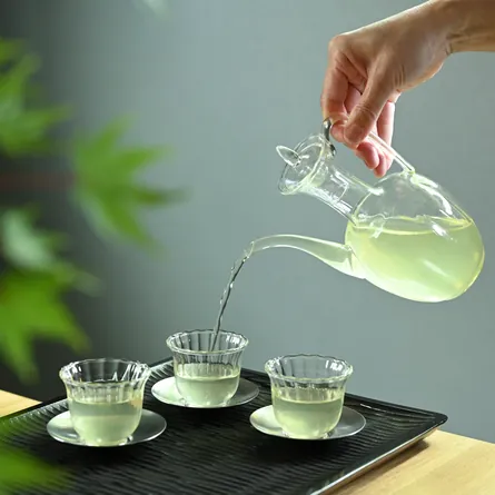 Glass Tall Teapot