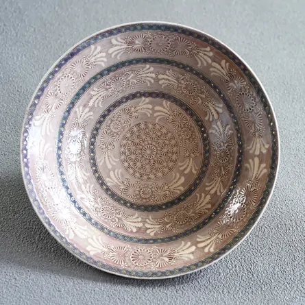 紫彩華紋平茶碗 • コンセプト #2