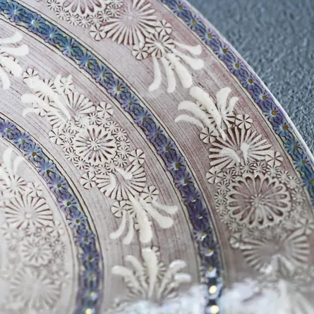 紫彩華紋平茶碗 • コンセプト #2