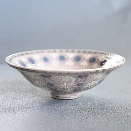 紫彩華紋平茶碗 • コンセプト #3