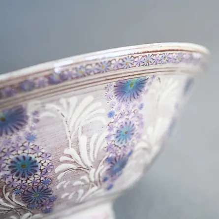 紫彩華紋平茶碗 • コンセプト #3