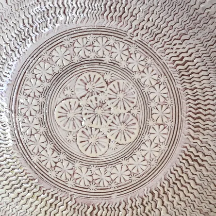 紫彩華紋平茶碗 • コンセプト #3