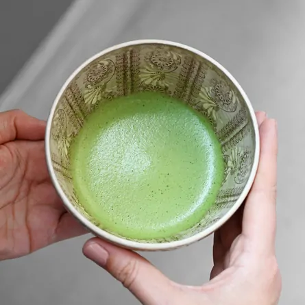 Murasaki Mishima Chawan
