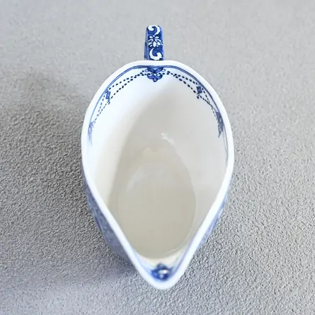 祥瑞小紋詰花鳥紋舟型湯冷まし