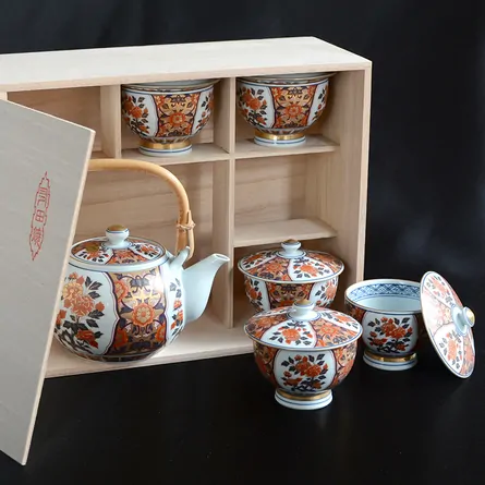 極上古伊万里　番茶器揃