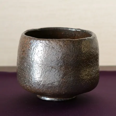 黒楽茶碗　長次郎　禿　写し