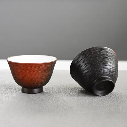 玉光 窯変ルレット湯呑み