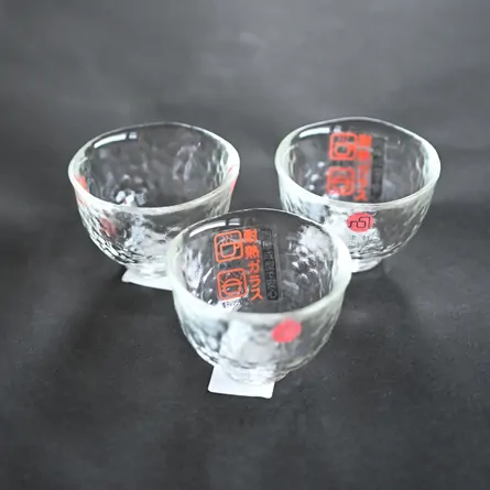 津軽びいどろ盃　3個セット