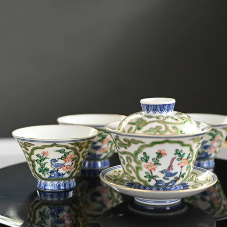 Heian Seisho Kinsai Kachomon Gaiwan