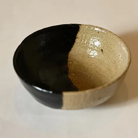 昭楽 平茶碗慶入写 野分け
