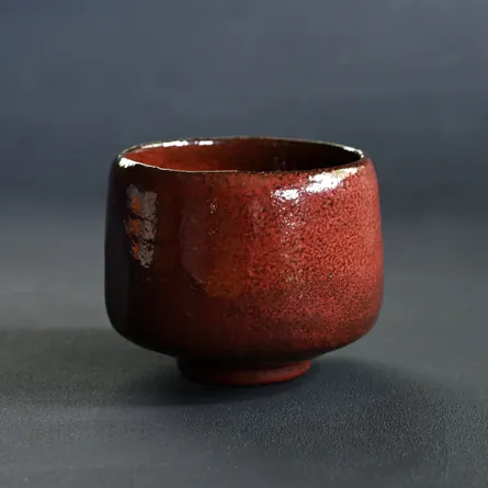 Chawan Kuroraku Ichinyu Akebono Utsushi