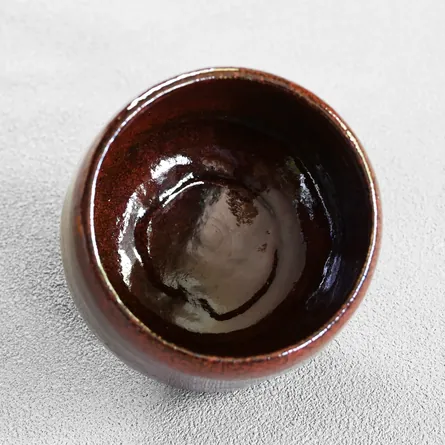 Chawan Kuroraku Ichinyu Akebono Utsushi