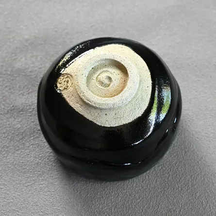 昭楽 黒楽弘入写 寿賀