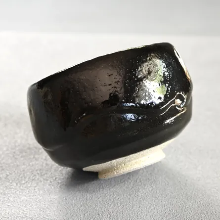 昭楽 黒楽弘入写 寿賀