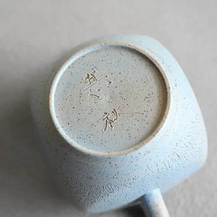 甚秋 空色嵐絞り急須