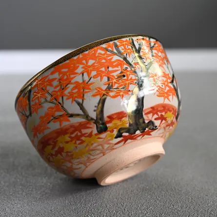 Chawan Kenzan Takao no Momiji