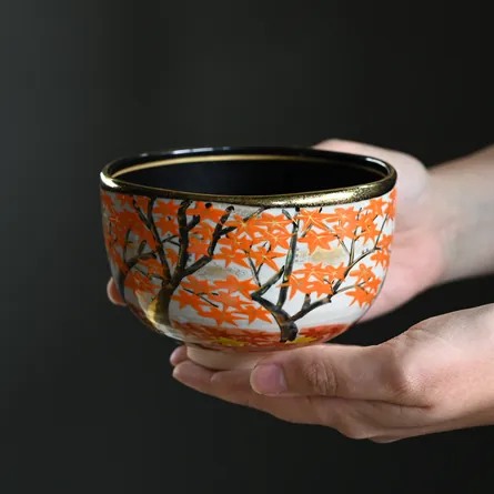 Chawan Kenzan Takao no Momiji