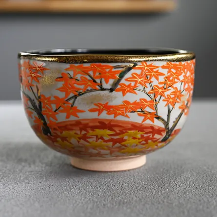 Chawan Kenzan Takao no Momiji