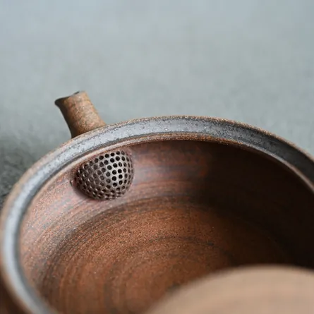 Kohokujo Yakishime Hiragata Kyusu