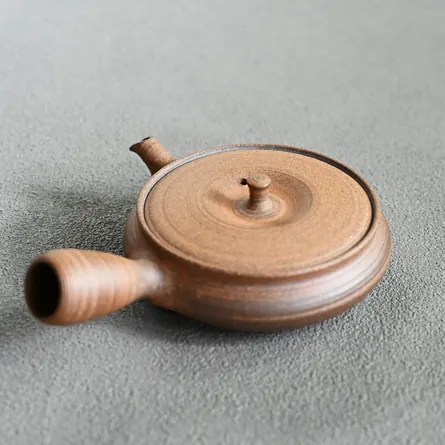 Kohokujo Yakishime Hiragata Kyusu