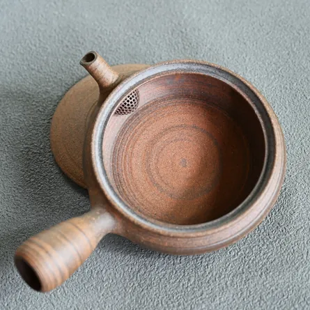 Kohokujo Yakishime Hiragata Kyusu