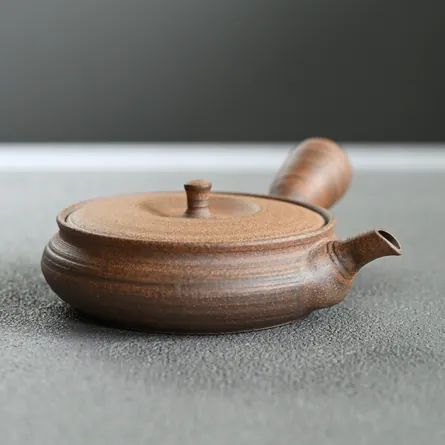 Kohokujo Yakishime Hiragata Kyusu