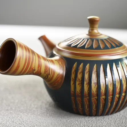 Shunzan Nerikomi Cut Kyusu