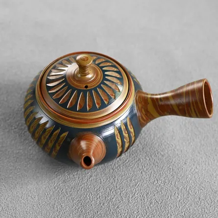 Shunzan Nerikomi Cut Kyusu